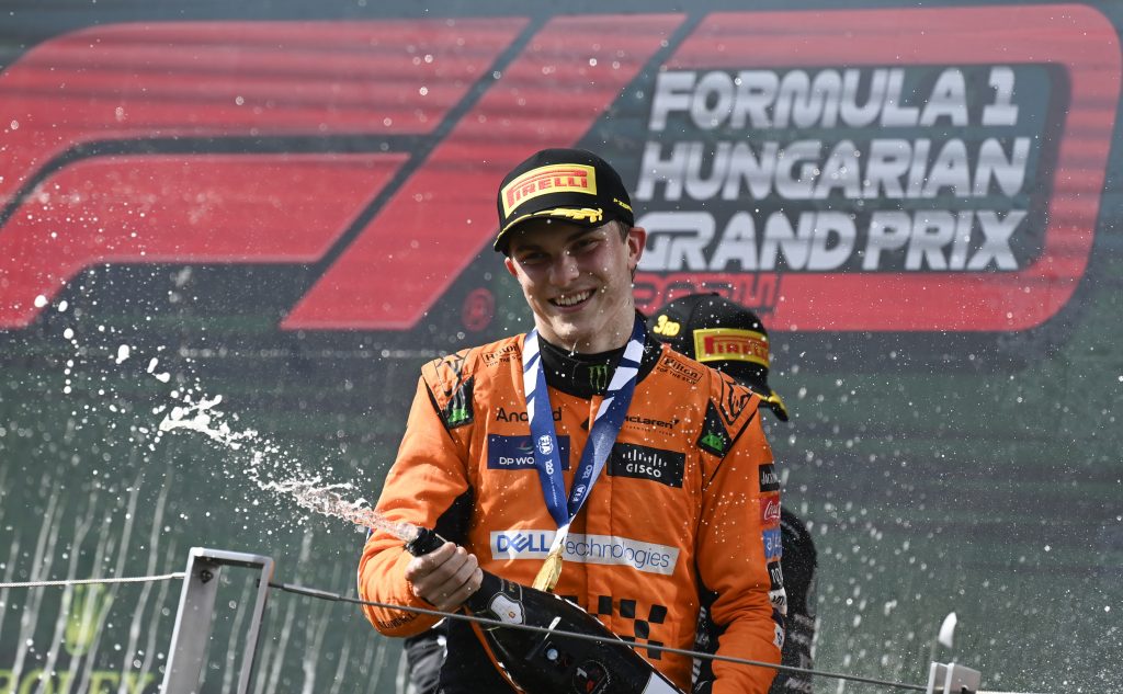 Oscar Piastri Celebrates his First Race Win at the Hungarian Grand Prix post's picture