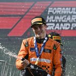 Oscar Piastri Celebrates his First Race Win at the Hungarian Grand Prix