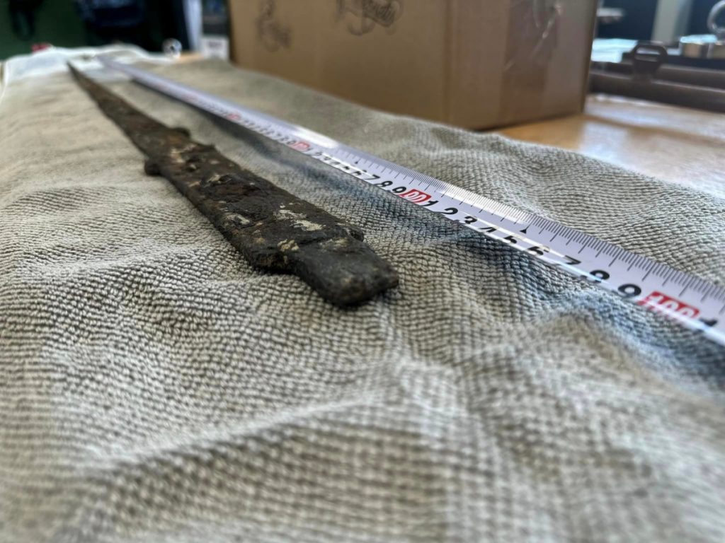 600-Year-Old Medieval Sword Discovered in Danube by Magnet Fisher post's picture