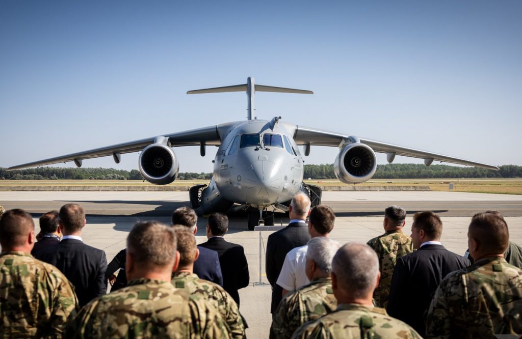 First KC-390 Military Transport Aircraft Arrives at Kecskemét Airbase post's picture