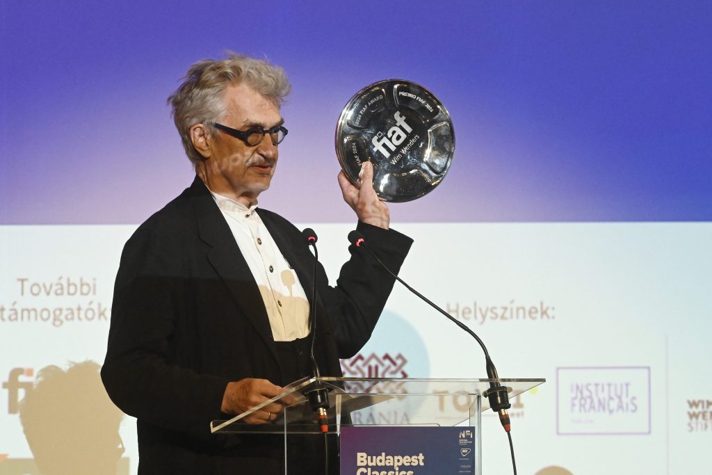 Wim Wenders Receives the Prestigious FIAF Award in Budapest post's picture