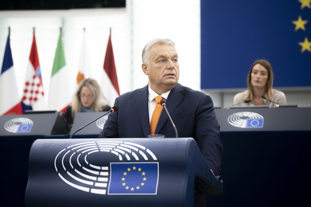 “I am here to sound the alarm:” Viktor Orbán Presents EU Presidency Program post's picture