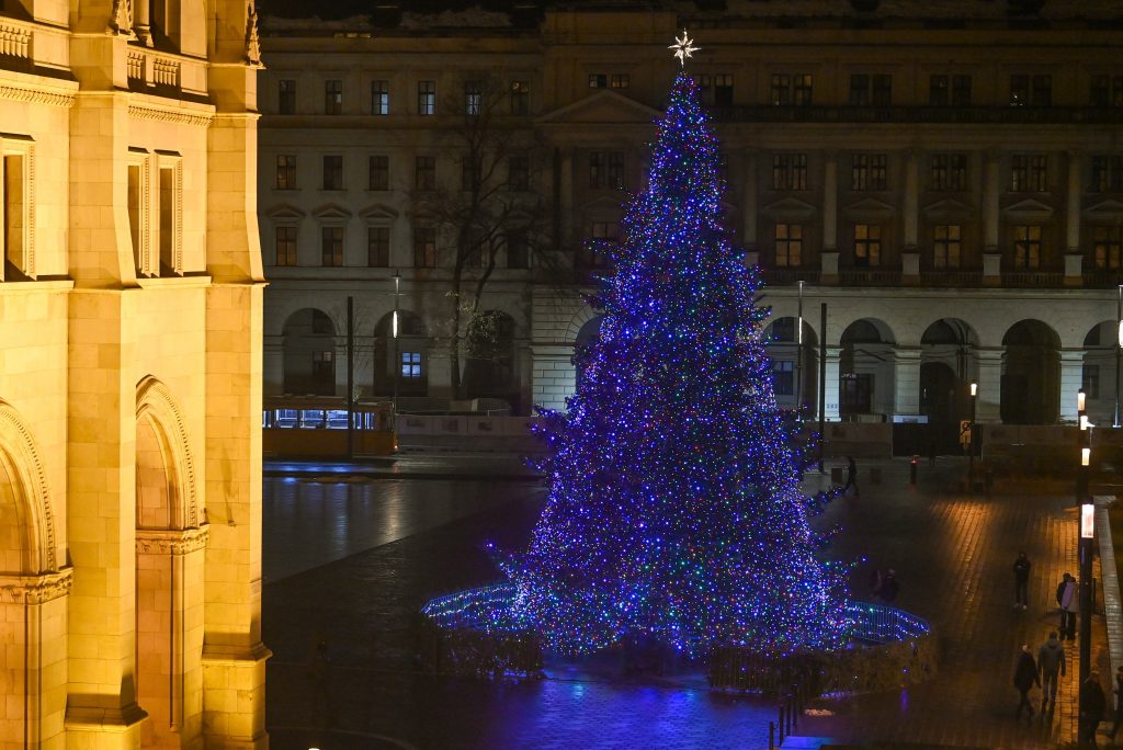 The “Nation’s Christmas Tree” Erected in Front of the Parliament post's picture