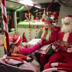 Santa Claus Awaits Public Transport Passengers in Budapest