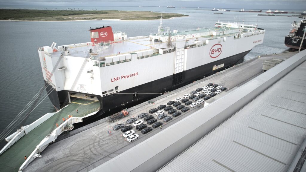 BYD’s Newest Cargo Ship Expected to Set Sail to Europe