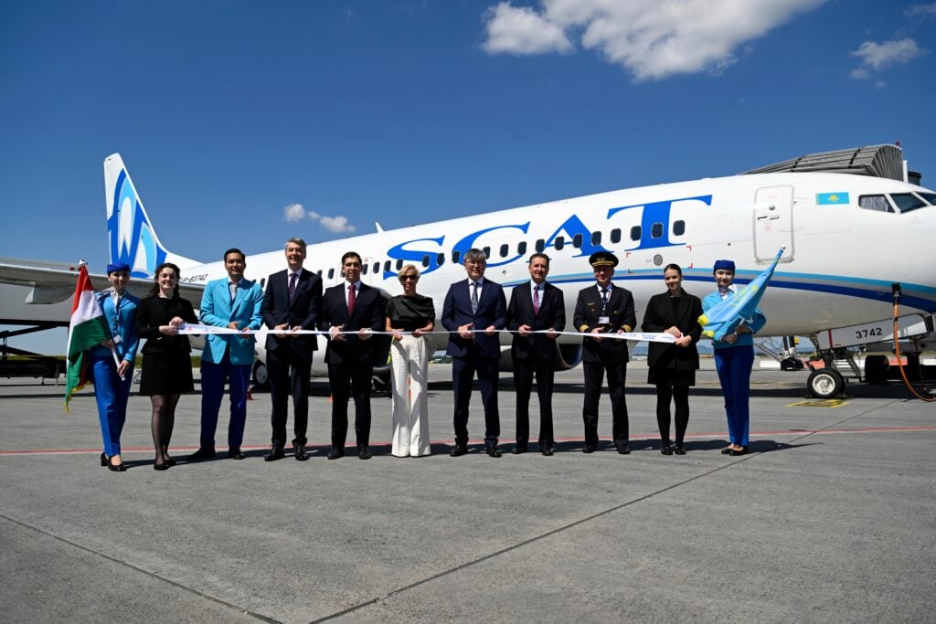 First Scheduled Flight from Kazakhstan Arrives in Budapest post's picture