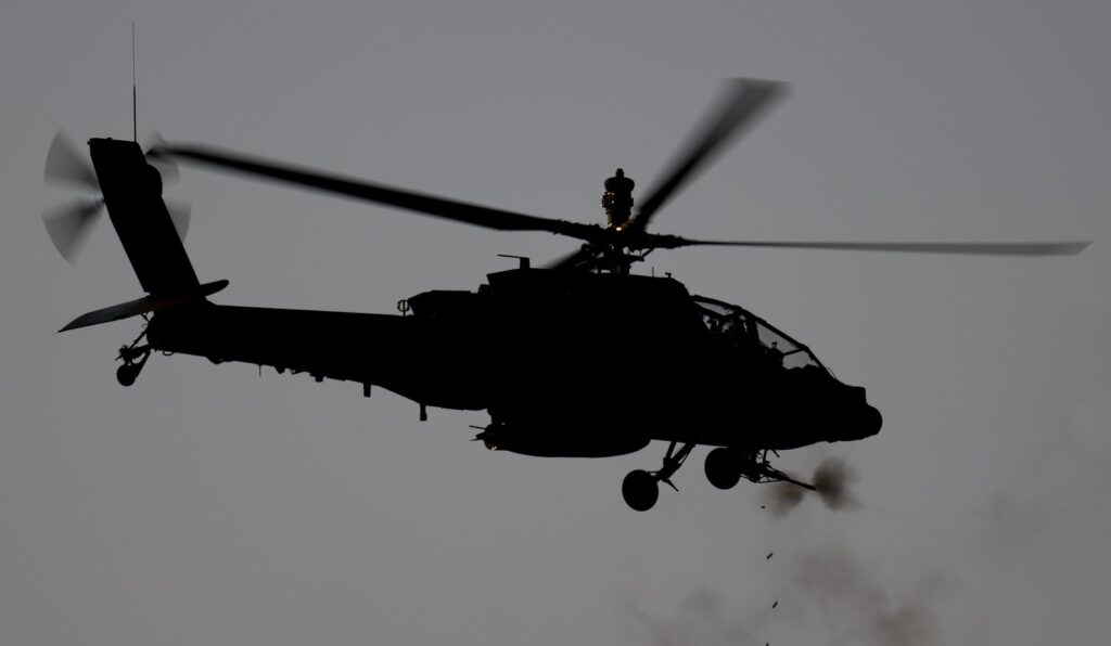 Apache Helicopters Light Up Hungarian Skies in Saber Guardian 2025 Live-Fire Drill post's picture