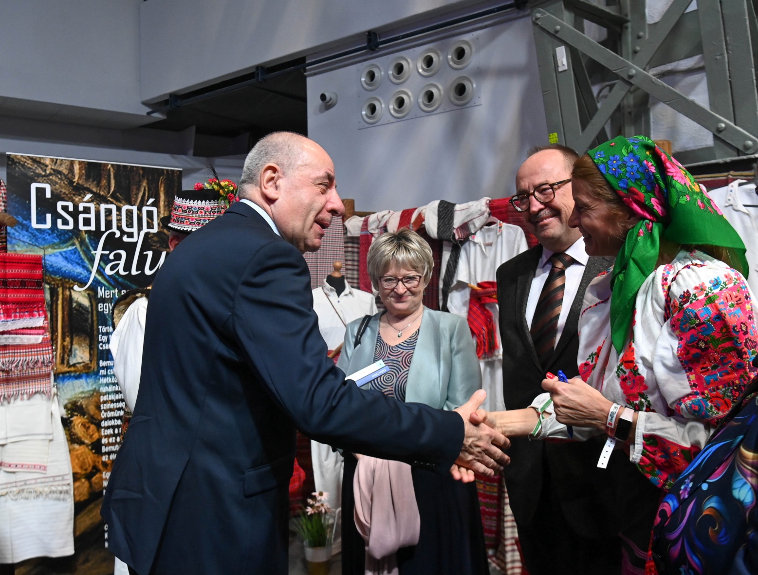 President Sulyok Visits Csángó School in Romania