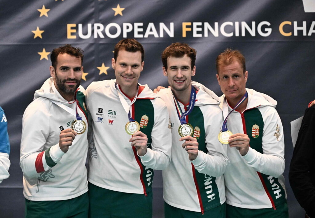 Men’s Sabre Team Defends Title at the European Championships post's picture