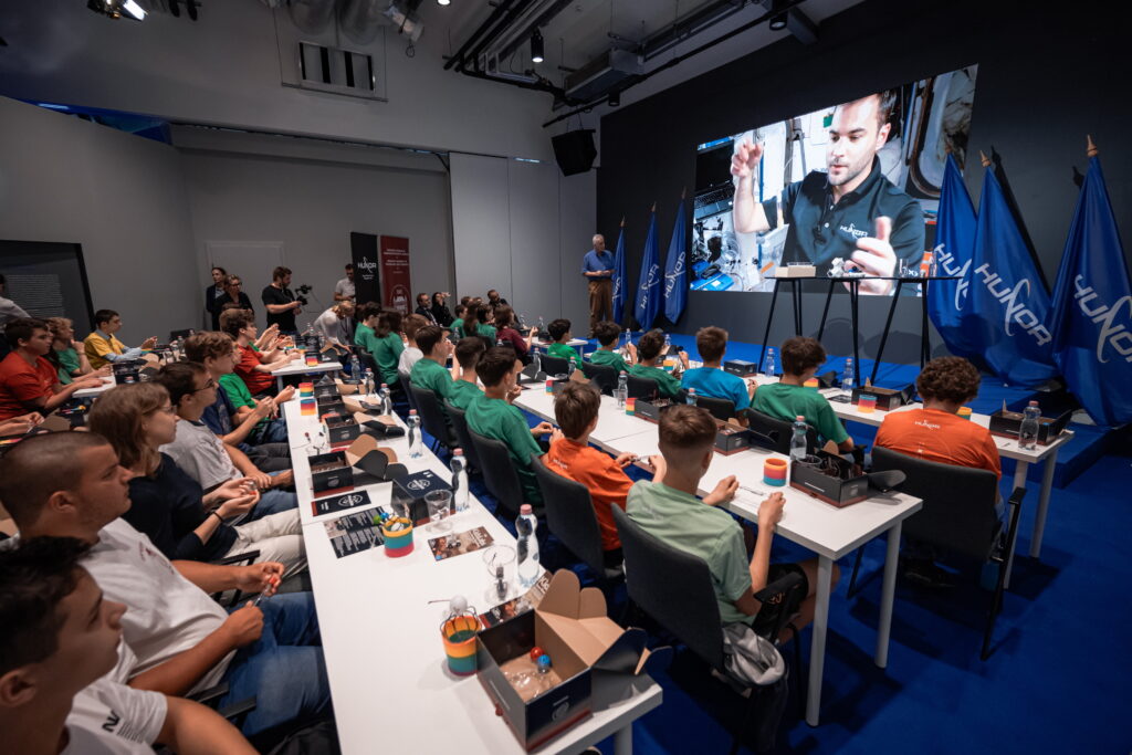 Students Reach for the Stars in Live Chat with Astronaut Tibor Kapu post's picture